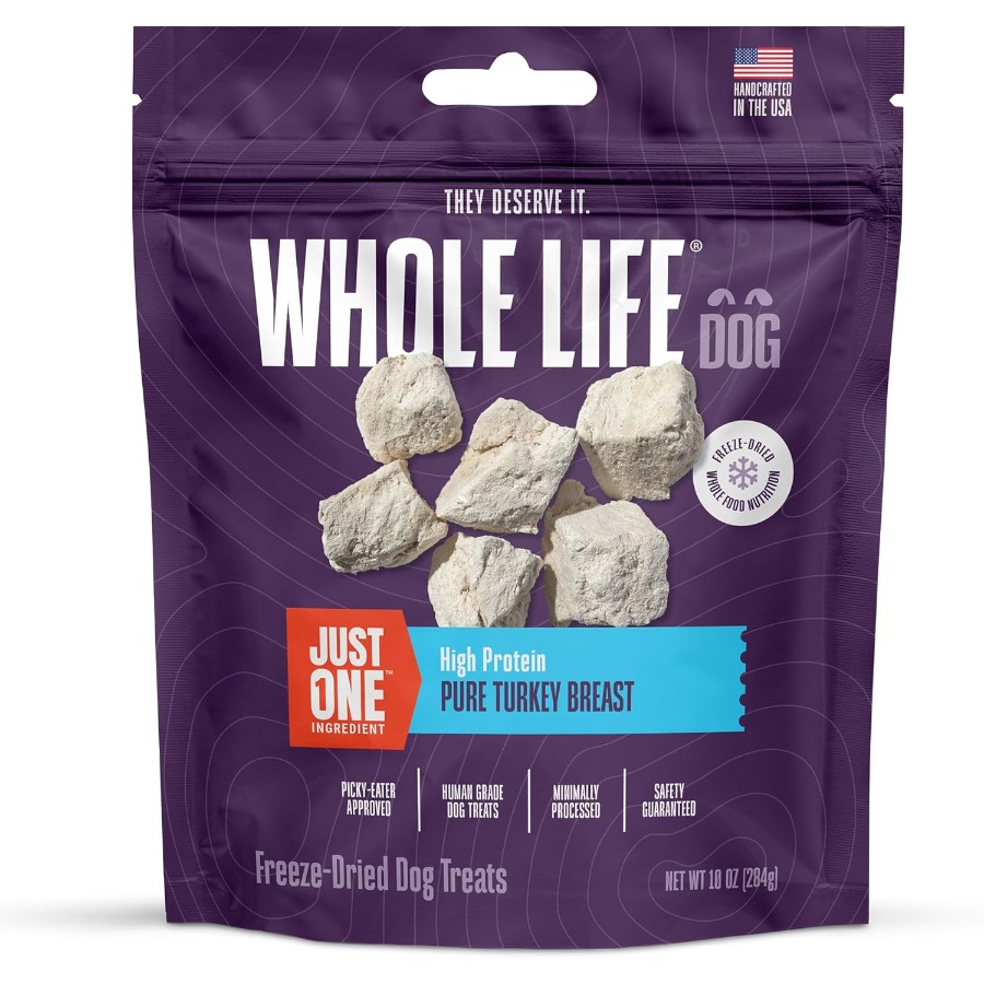 Food Protein Snacks - Whole Life Dog Just One Turkey