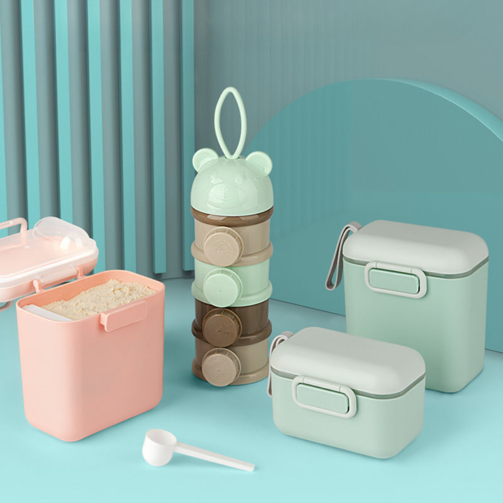 Food Snacks For Toddlers - 400ml/800ml Baby Milk Powder Storage Dispenser