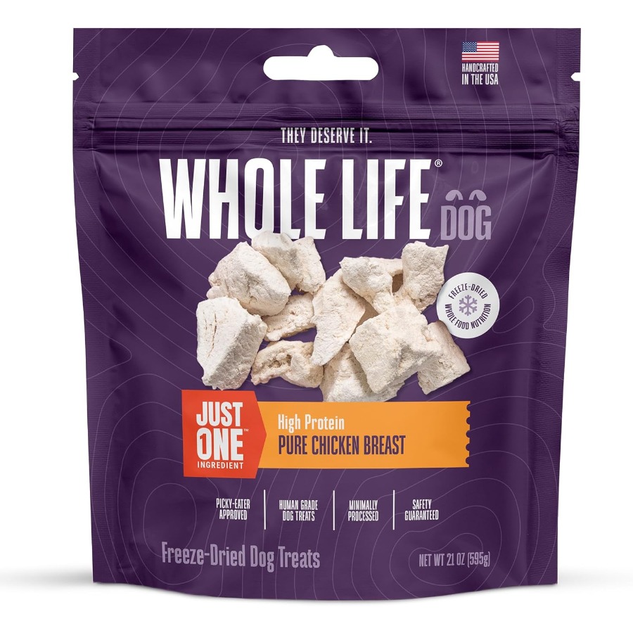 Food Protein Snacks - Whole Life Dog Just One Chicken