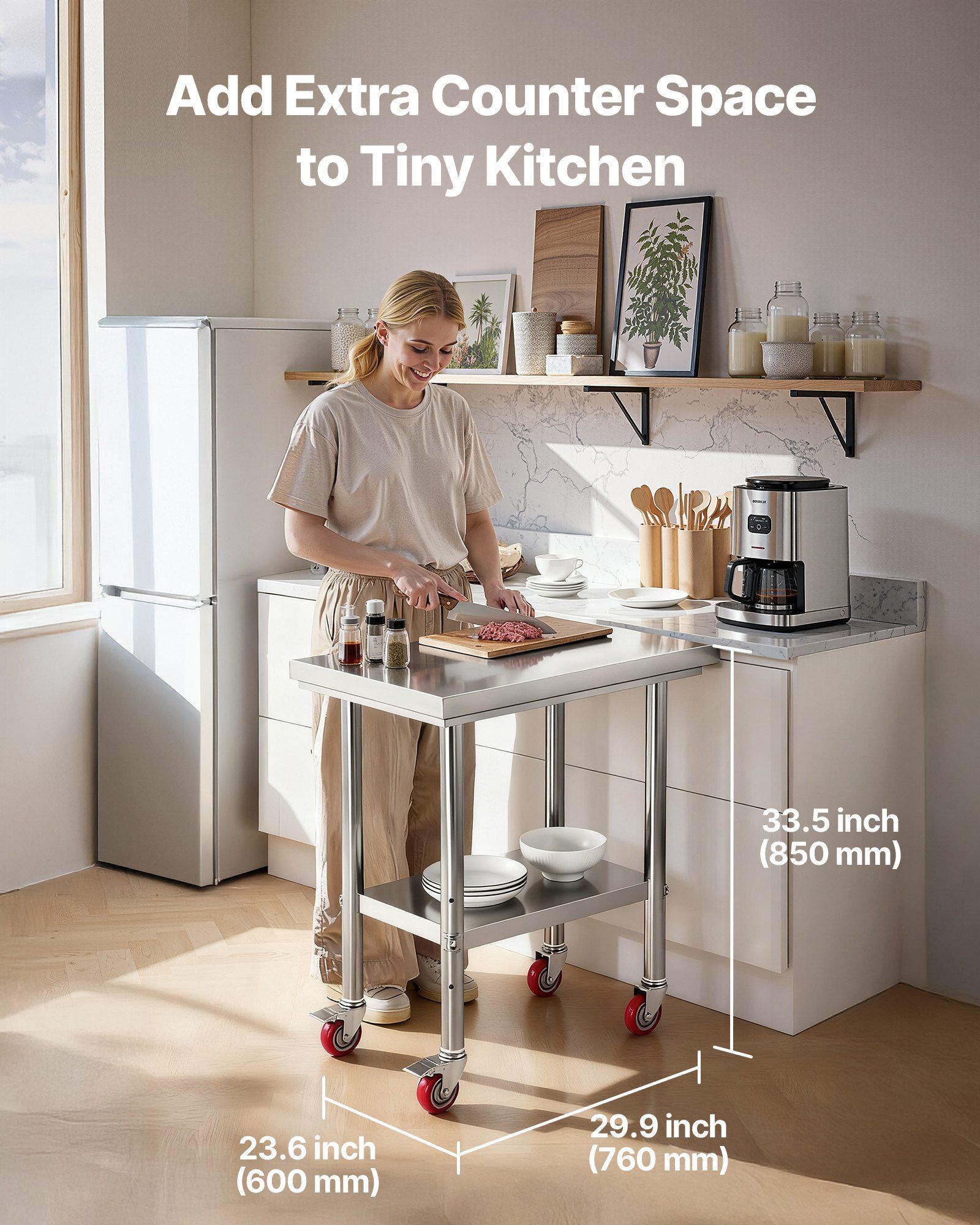 Food X - Stainless Steel Table, 24 x 30