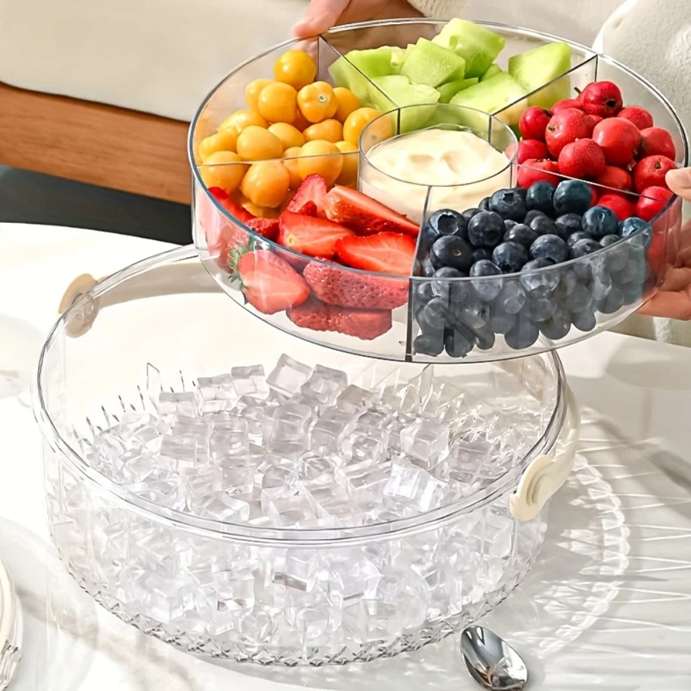 Plastic Refrigerator Spins Fru - Food Platter Snacks recension och pris