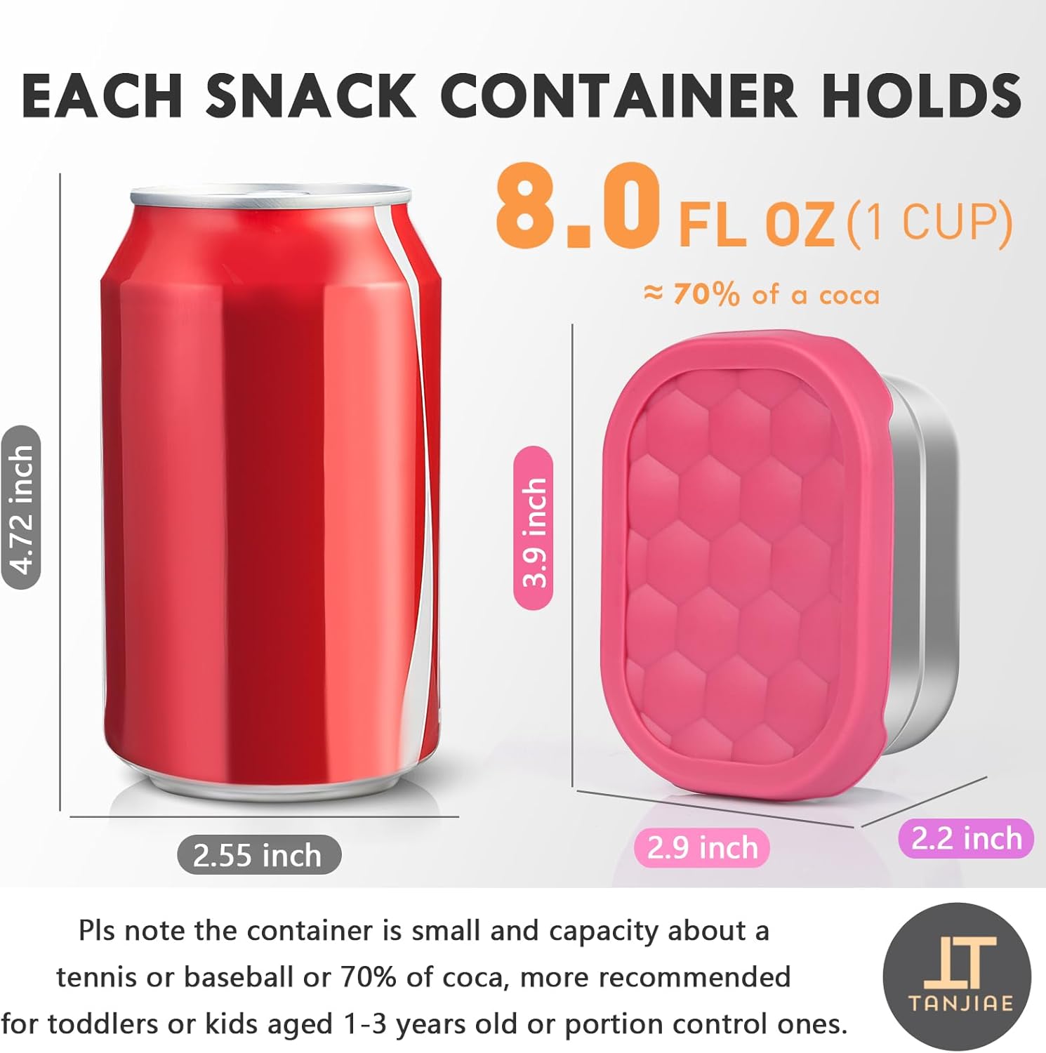 Tanjiae Small (1 CUP) Stainles - Food Snacks For Toddlers recension och pris