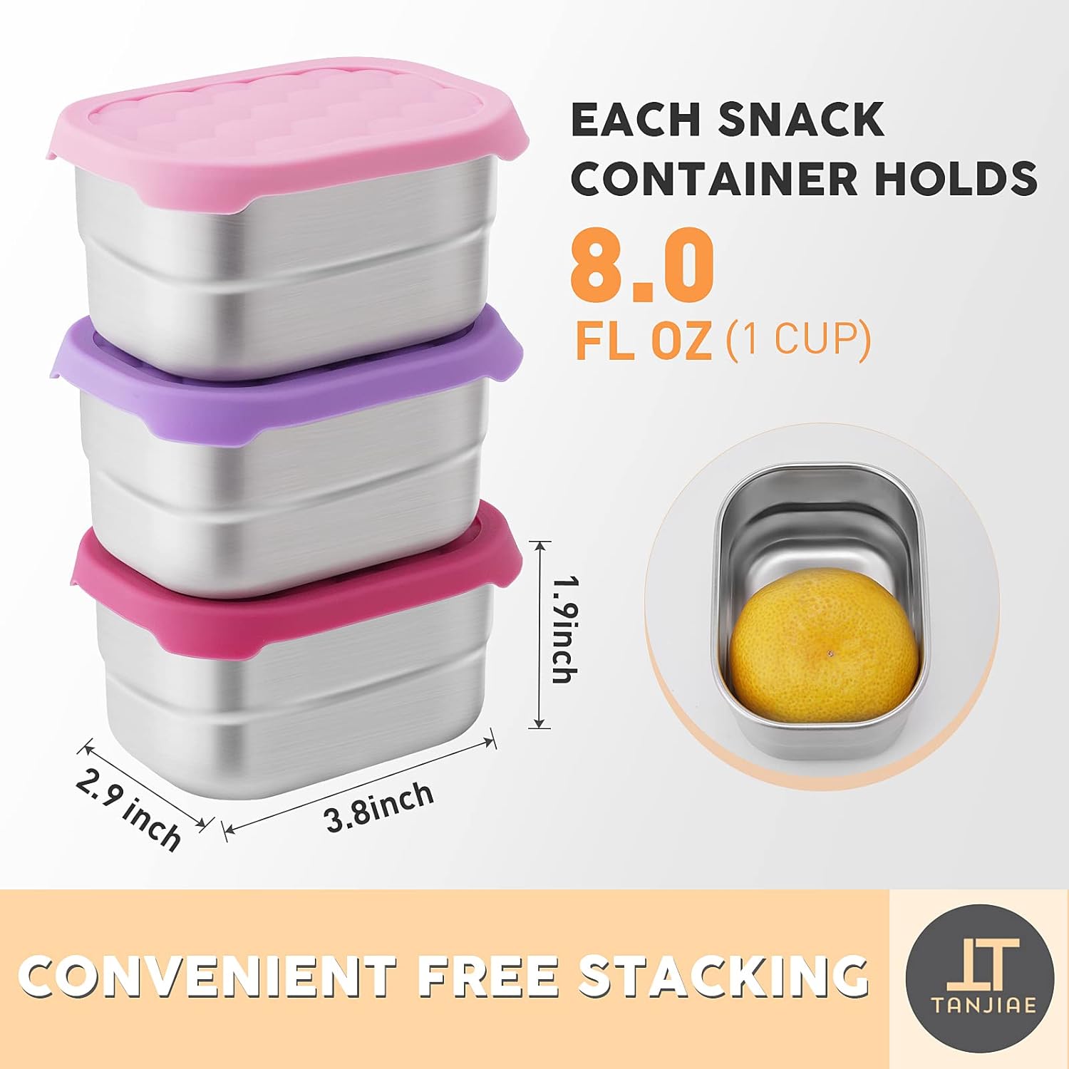 Tanjiae Small (1 CUP) Stainles - Food Snacks For Toddlers recension och pris