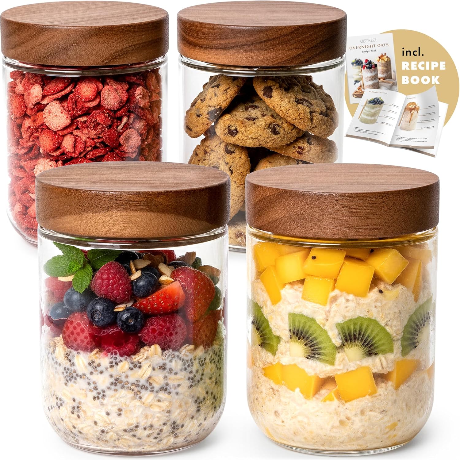 Overnight Oats Containers with - Food X recension och pris