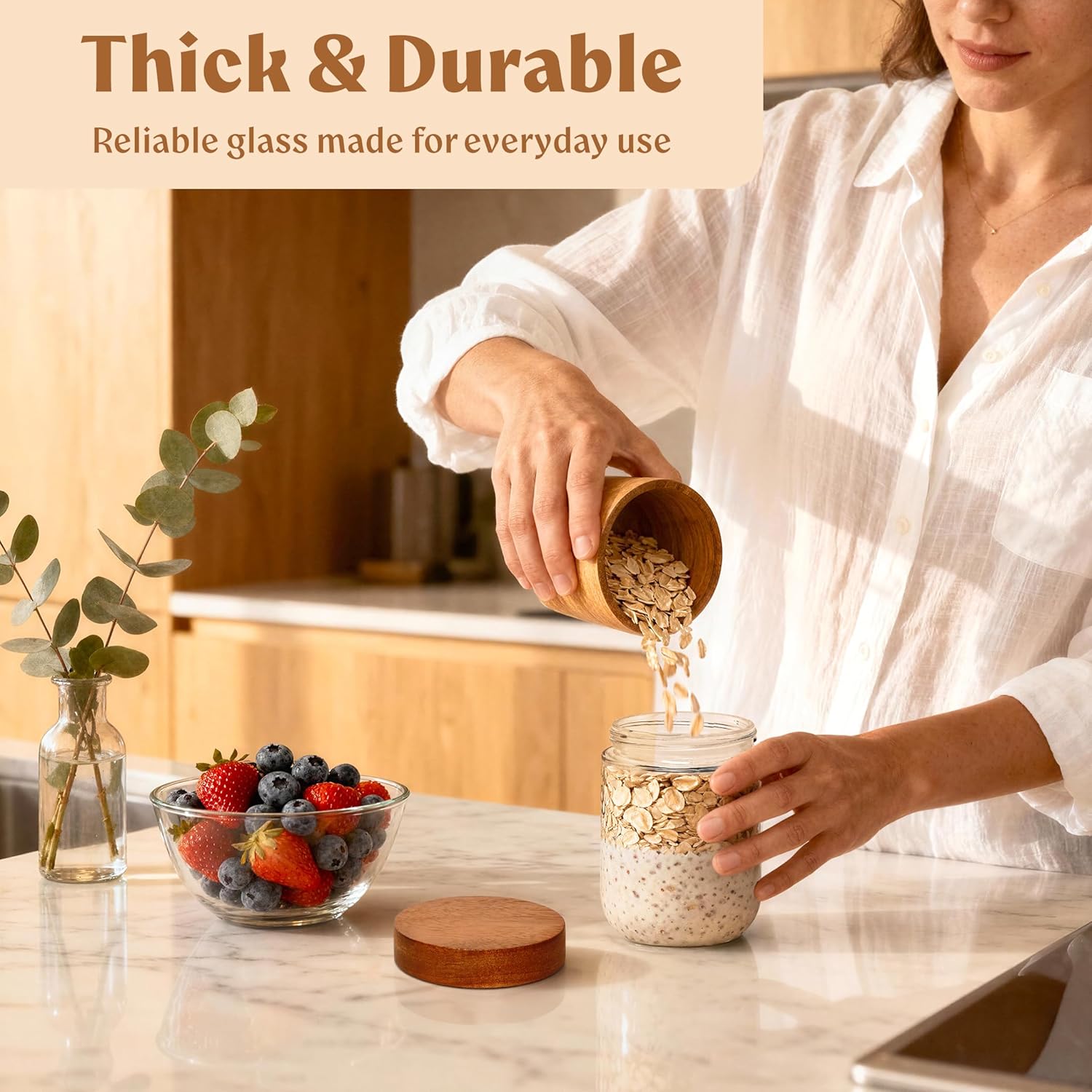 Overnight Oats Containers with - Food X recension och pris