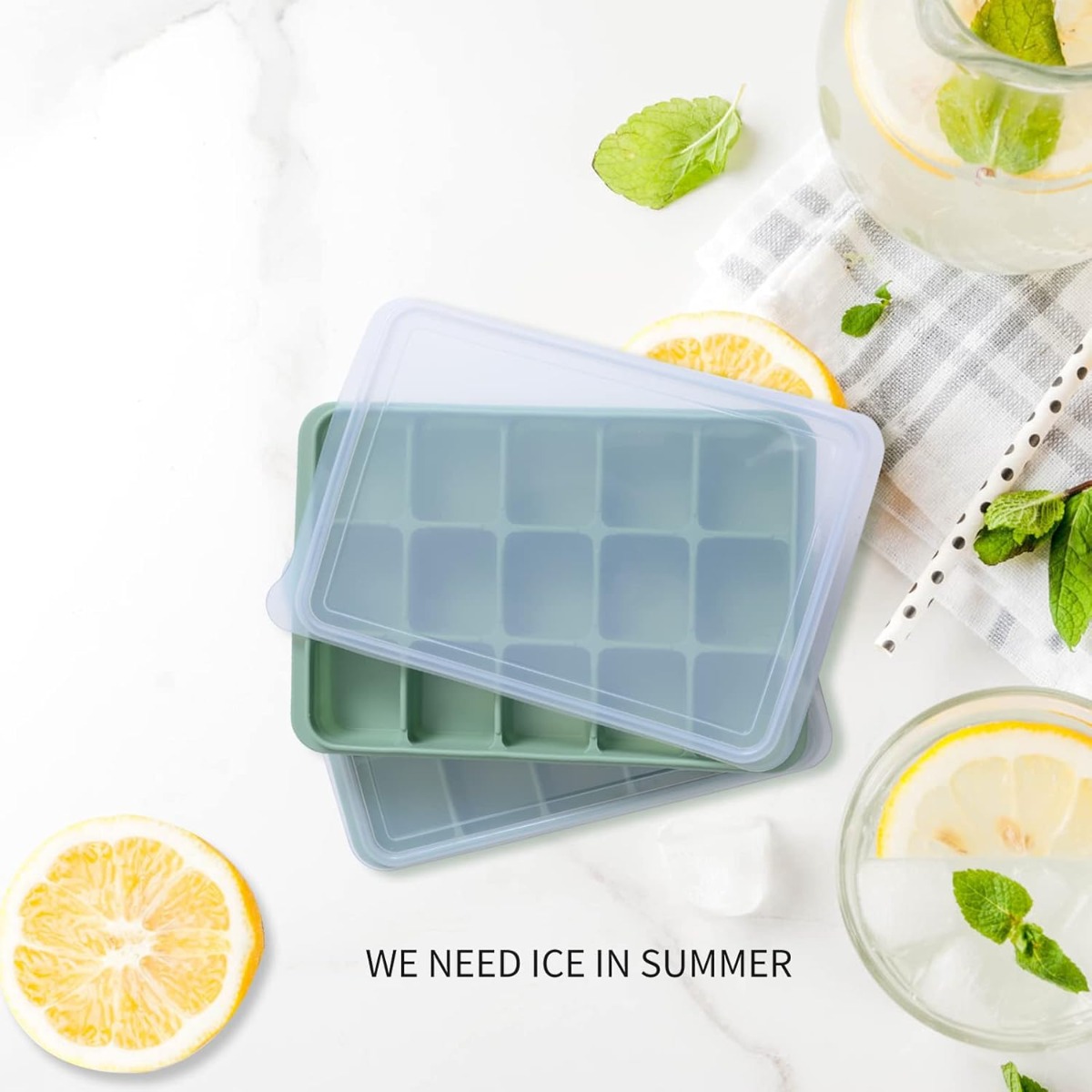 Bamboo Green Silicone Ice Cube - Food Snacks That Are Green recension och pris