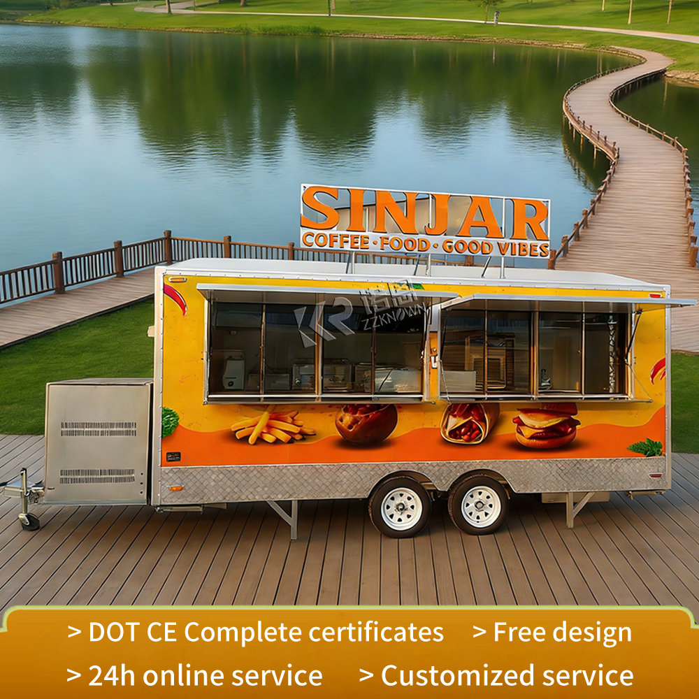 CE DOT Outdoor Food Trailers S - Fast Food With Snacks recension och pris