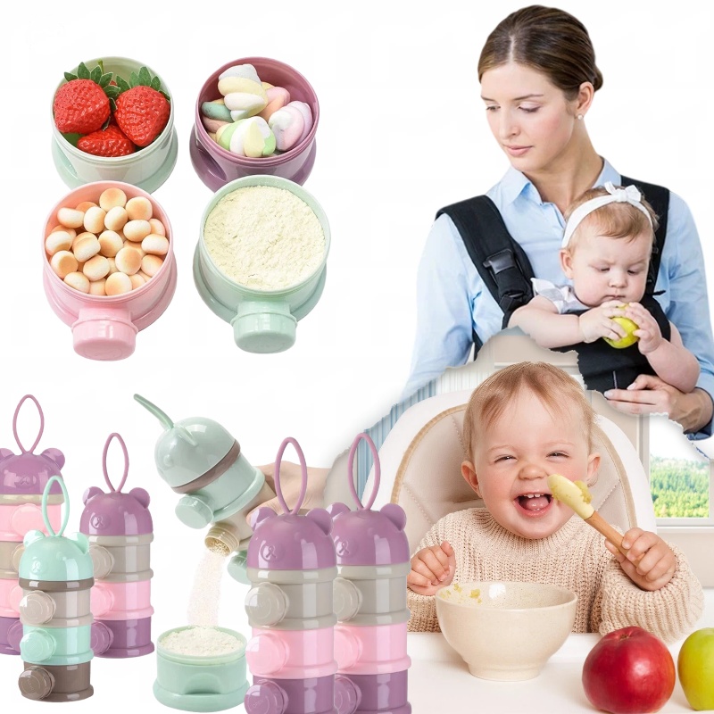 3/4 Layer Colored Milk Powder  - Food Snacks For Toddlers recension och pris
