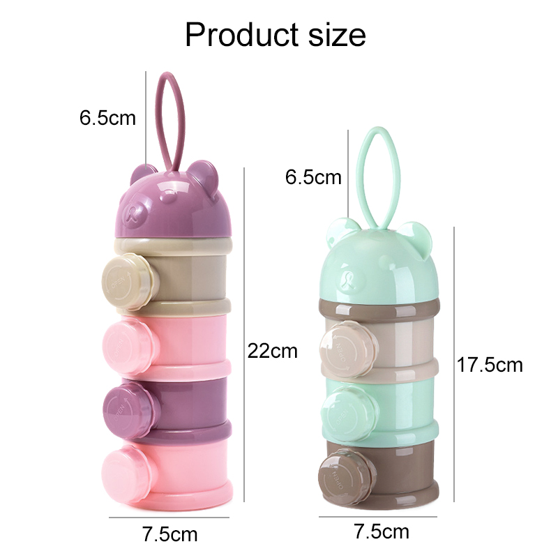 3/4 Layer Colored Milk Powder  - Food Snacks For Toddlers recension och pris
