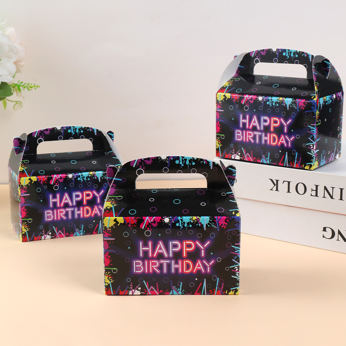 Fluorescent Candy Box Paper Ca - Food Snacks Candy recension och pris