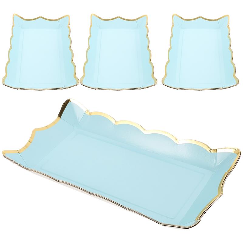 4pcs Disposable Serve Tray Foo - Food Platter Snacks recension och pris