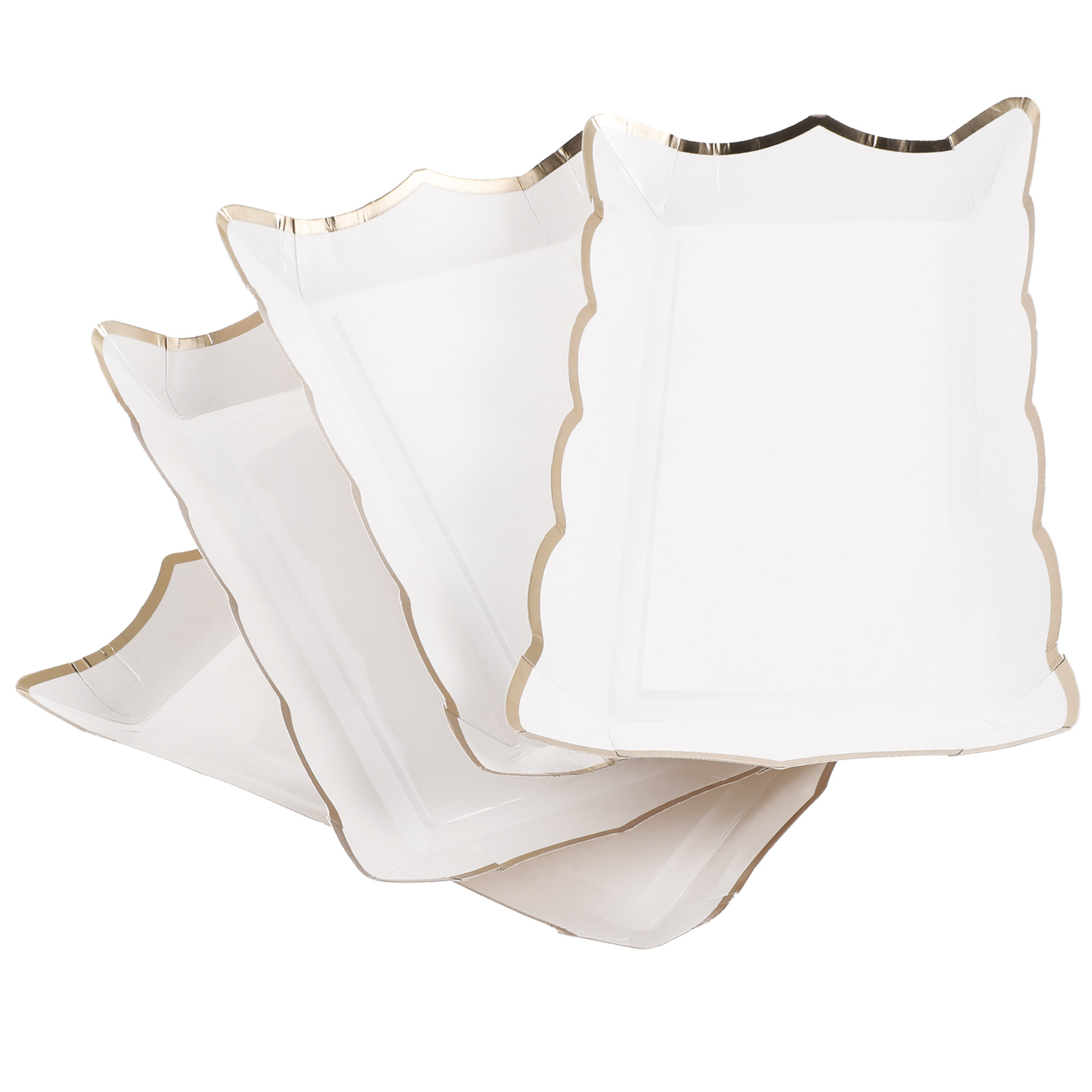 4pcs Disposable Serve Tray Foo - Food Platter Snacks recension och pris