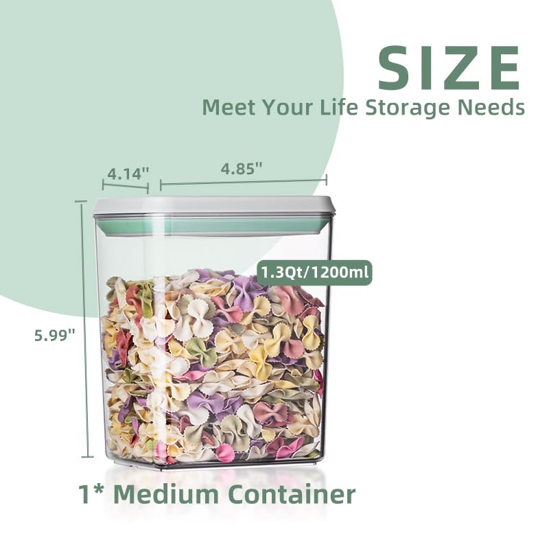 Ankou 3Pcs 1.2L Pop Airtight F - Food Snacks Candy recension och pris