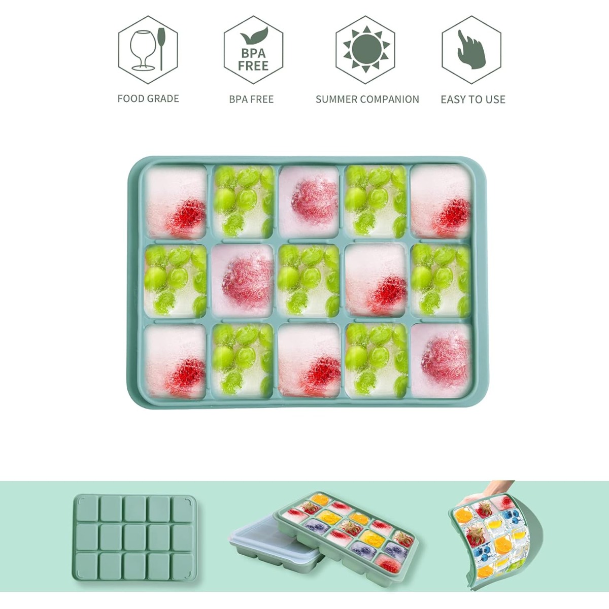 These bamboo green silicone ic - Food Snacks That Are Green recension och pris