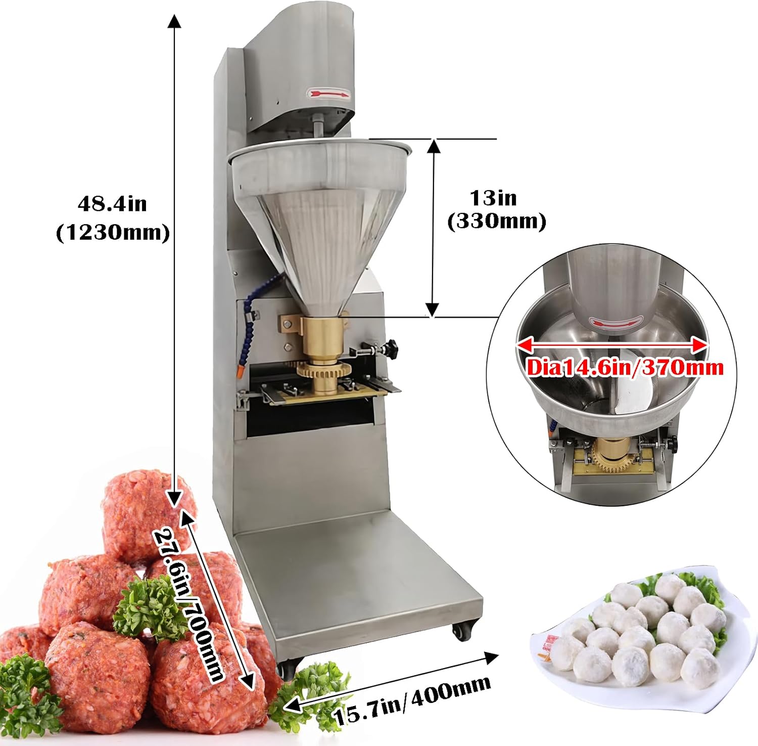 Commercial Electric Meatball M - Food X recension och pris