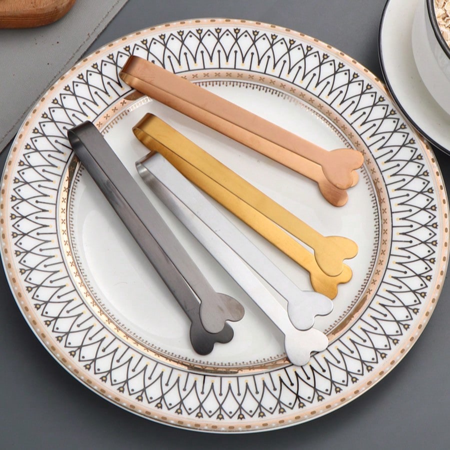 Gold Stainless Steel Mini Serv - Food Snacks Candy recension och pris