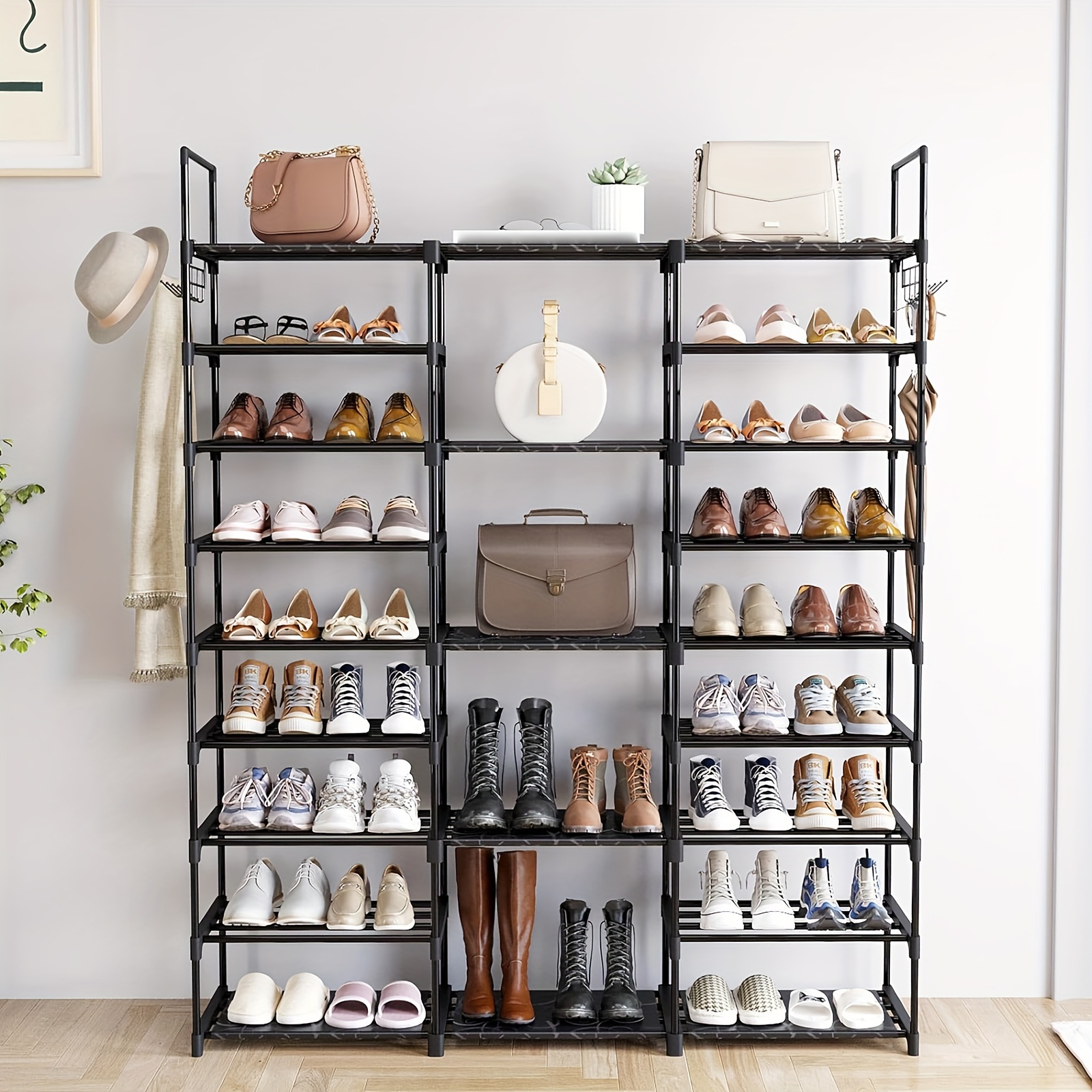 1pc 9 Tier Shoe Rack Organizer - Food X recension och pris