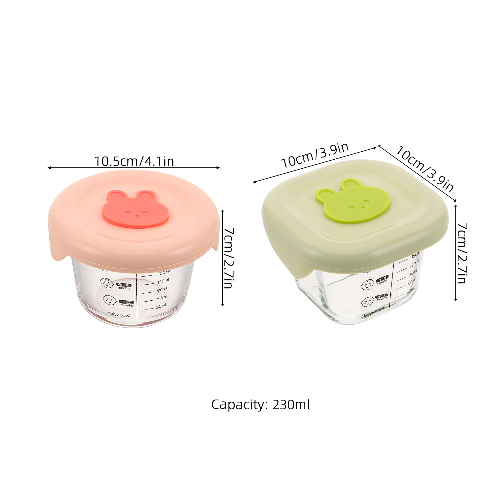 2Pcs Small Airtight Baby Food  - Food Snacks For Toddlers recension och pris