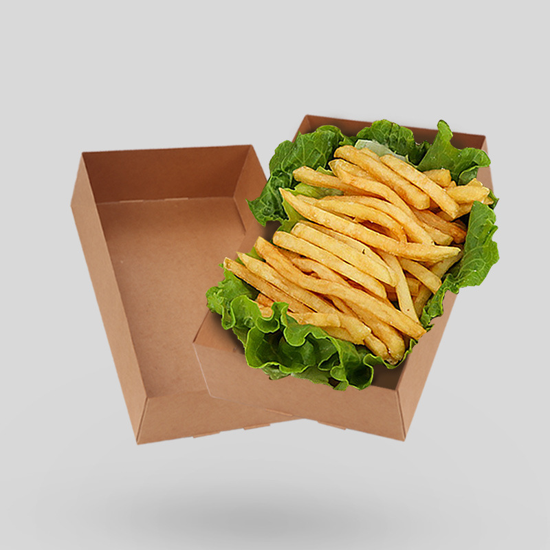 20/50Pcs Kraft Paper Food Tray - Fast Food With Snacks recension och pris