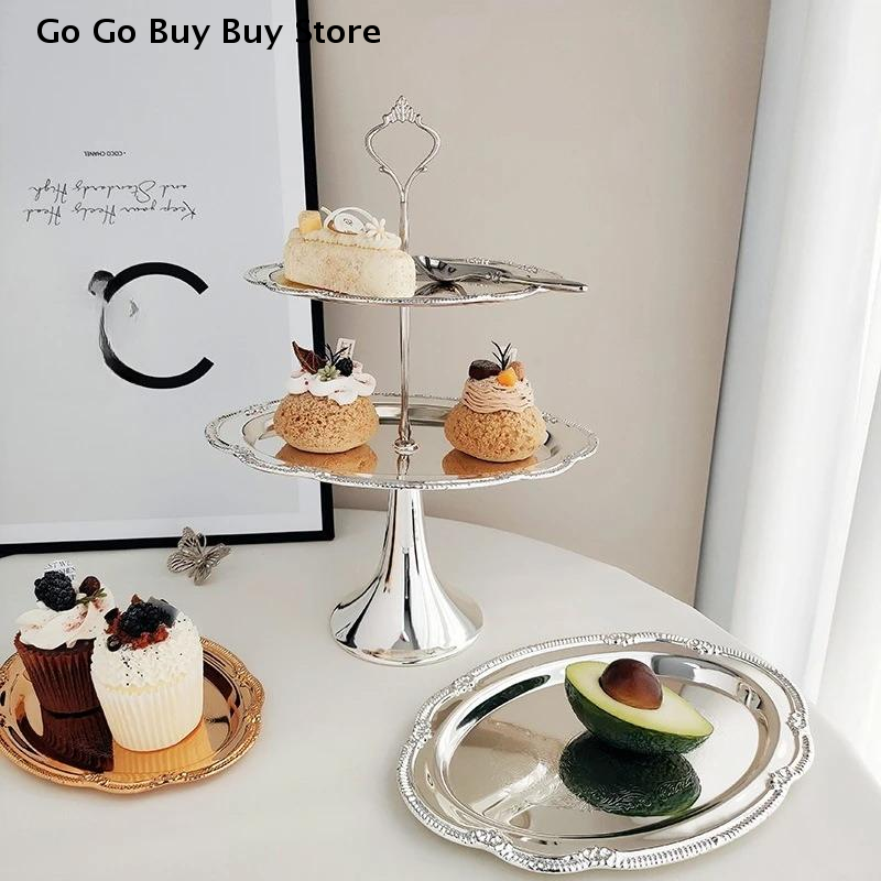 European Vintage Embossed Silv - Food Platter Snacks recension och pris