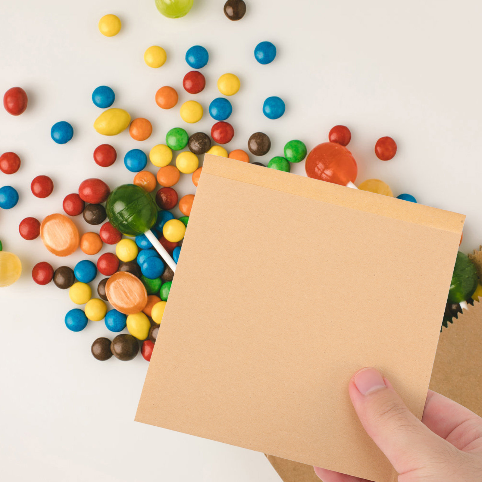 200Pcs Premium Food Safe Kraft - Food Snacks Candy recension och pris