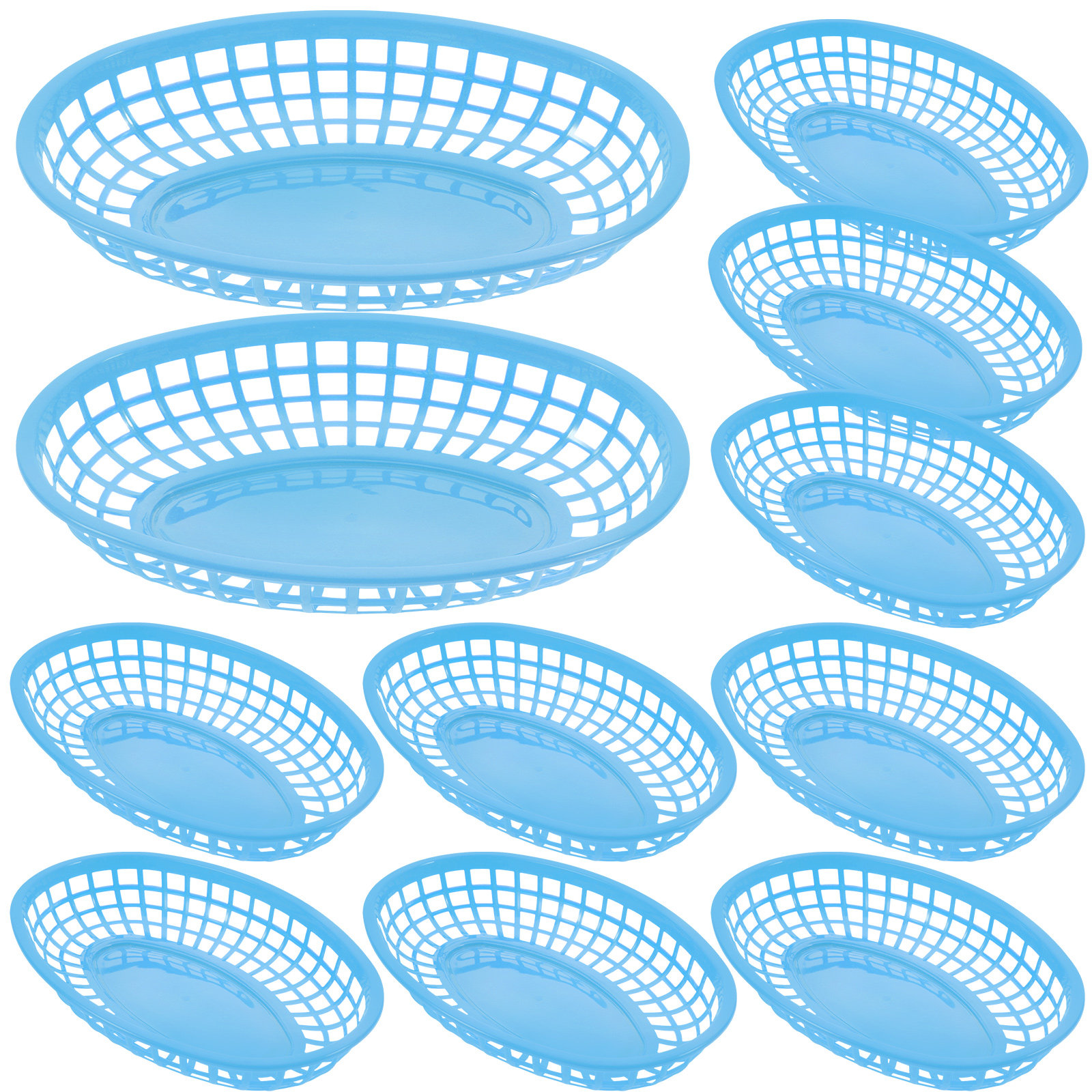 12Pcs Plastic Snack Baskets St - Fast Food With Snacks recension och pris