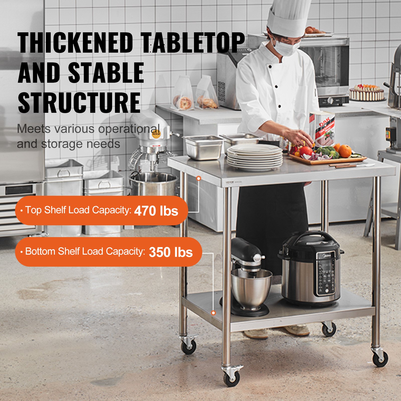 Stainless Steel Work Table 30  - Food X recension och pris