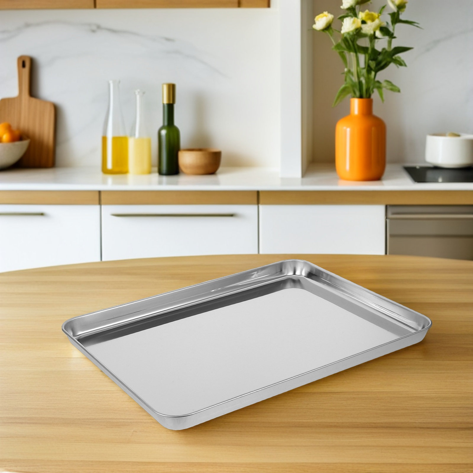 Polished Stainless Steel Recta - Food Platter Snacks recension och pris
