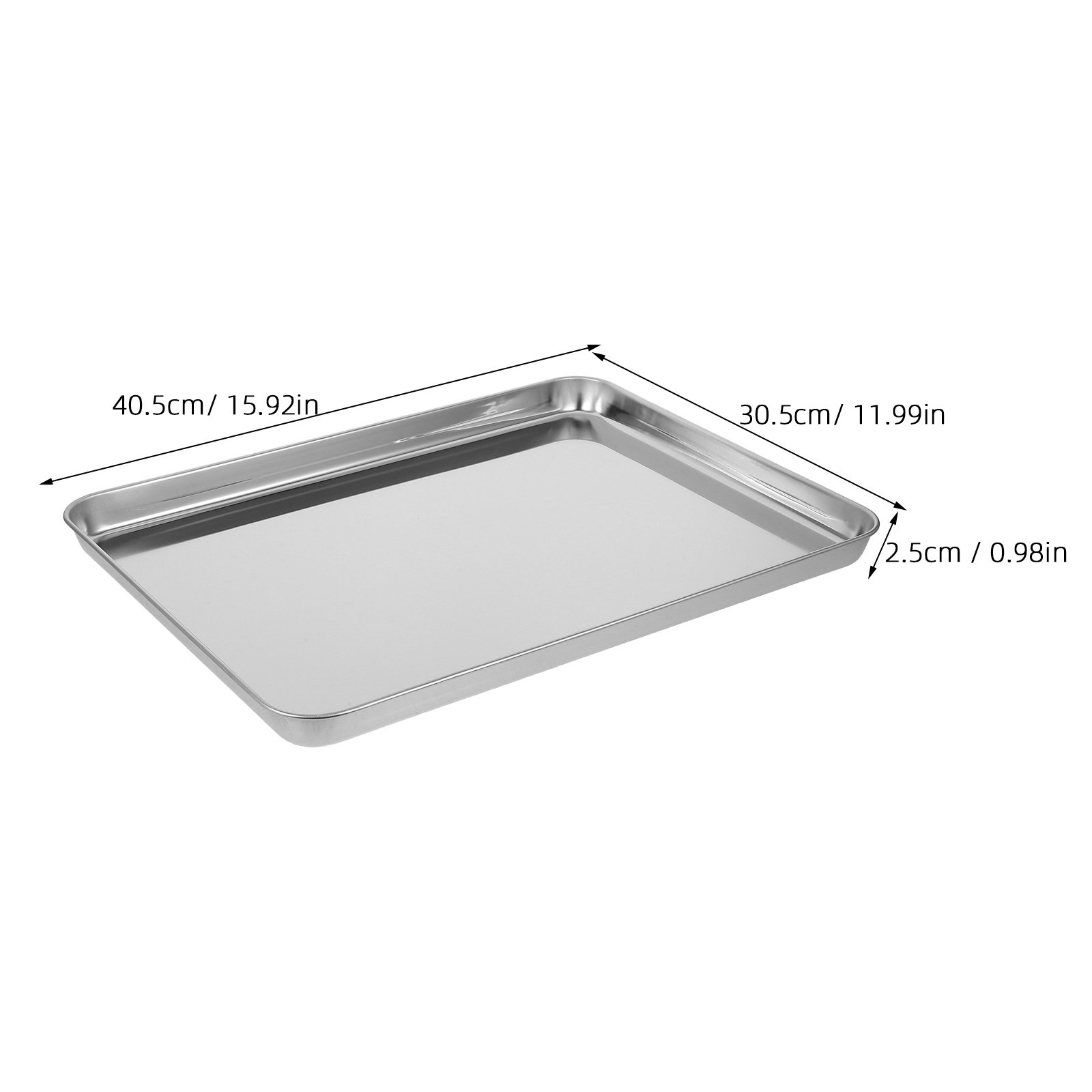 Polished Stainless Steel Recta - Food Platter Snacks recension och pris