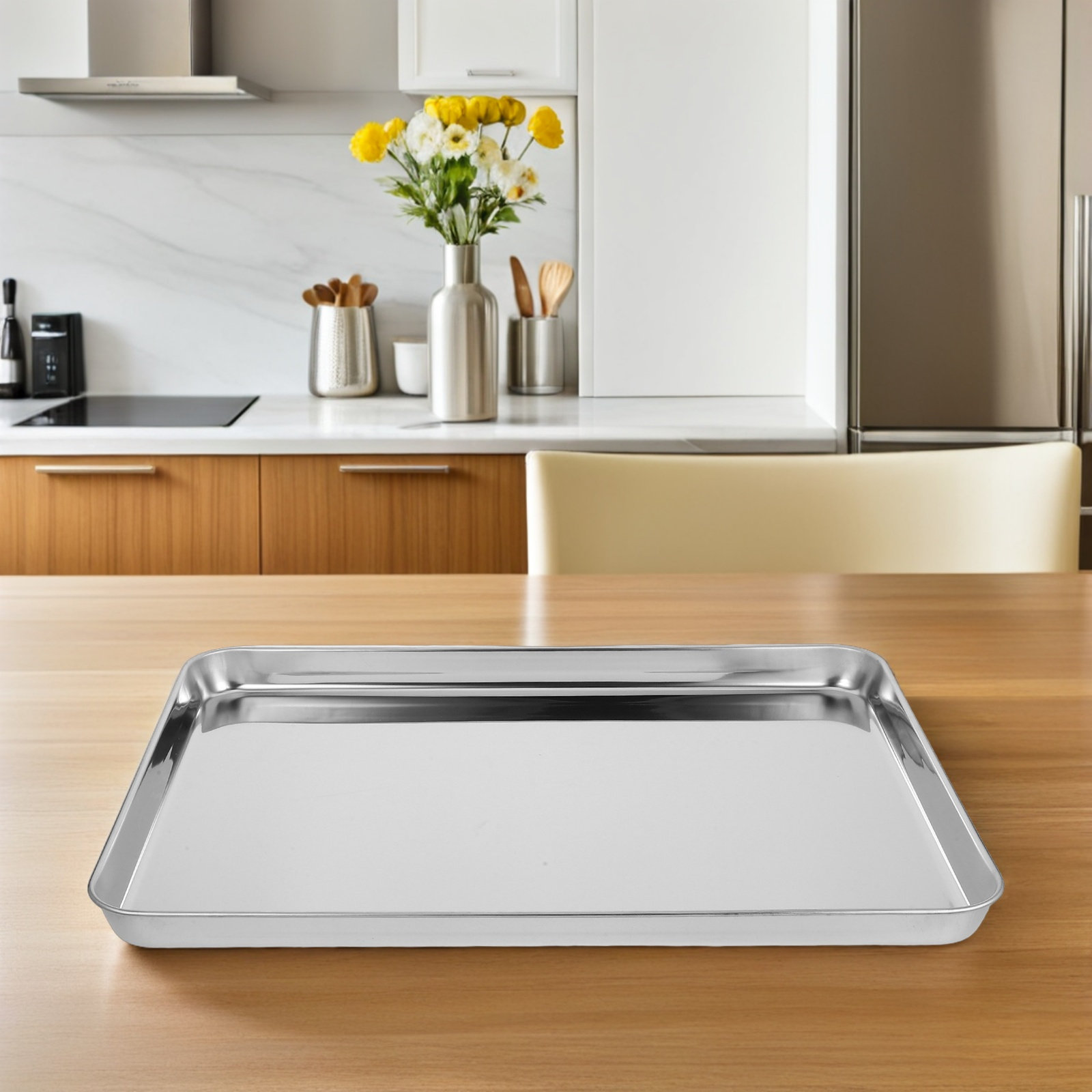 Polished Stainless Steel Recta - Food Platter Snacks recension och pris