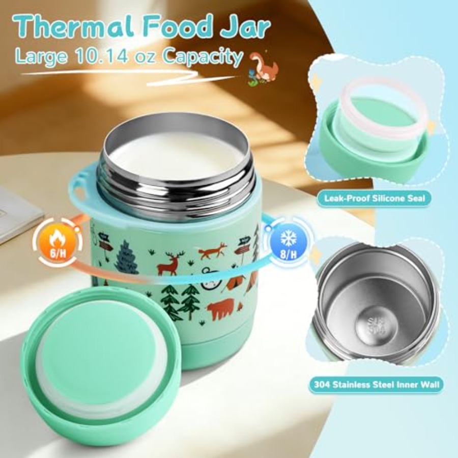 Bento Lunch Box for Set, Leakp - Food Snacks For Toddlers recension och pris