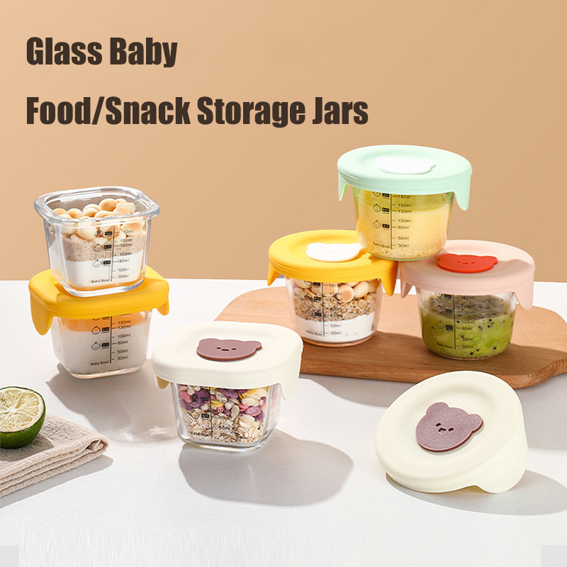 180ml Glass Baby Food Storage  - Food Snacks For Toddlers recension och pris