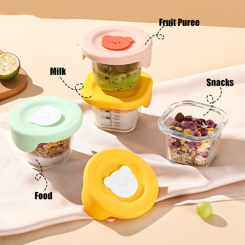 180ml Glass Baby Food Storage  - Food Snacks For Toddlers recension och pris