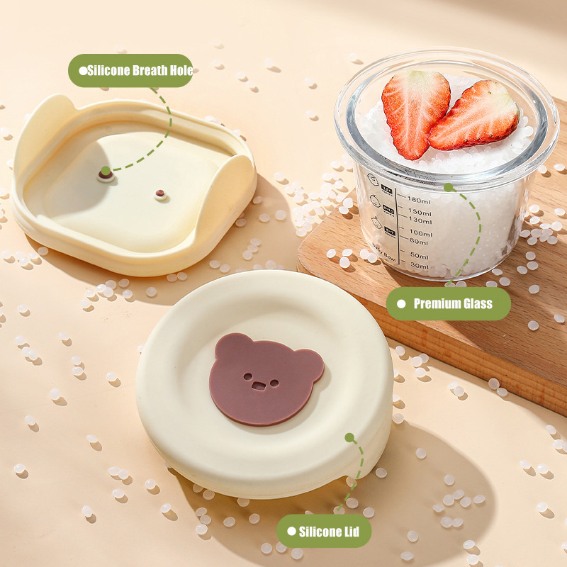 180ml Glass Baby Food Storage  - Food Snacks For Toddlers recension och pris