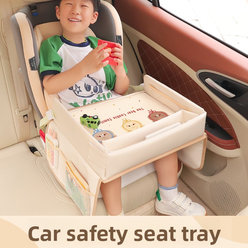 Cartoon Kids Car Seat Tray Tab - Food Snacks For Toddlers recension och pris