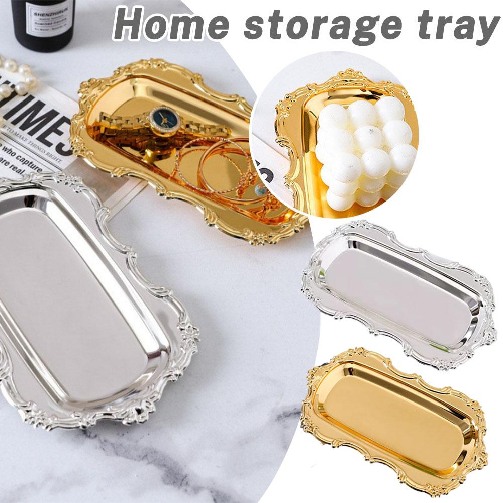Vintage Embossed Silver Tray,  - Food Platter Snacks recension och pris