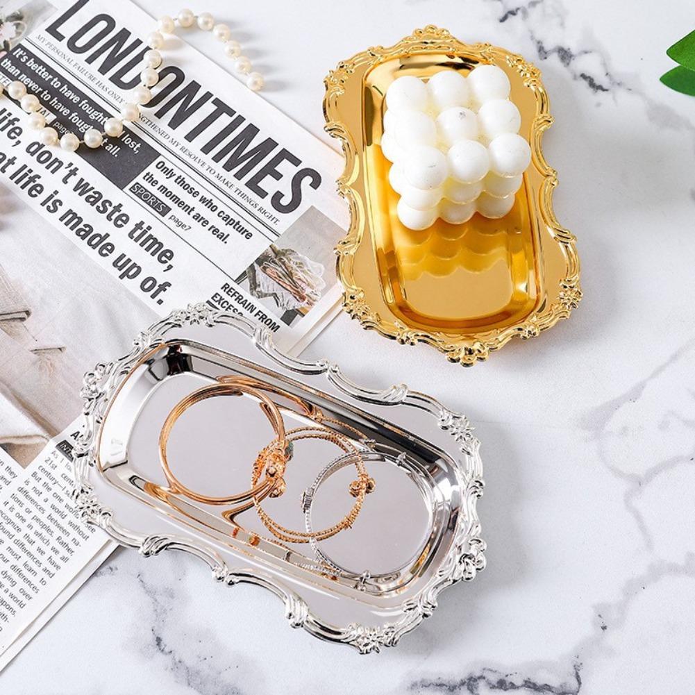 Vintage Embossed Silver Tray,  - Food Platter Snacks recension och pris