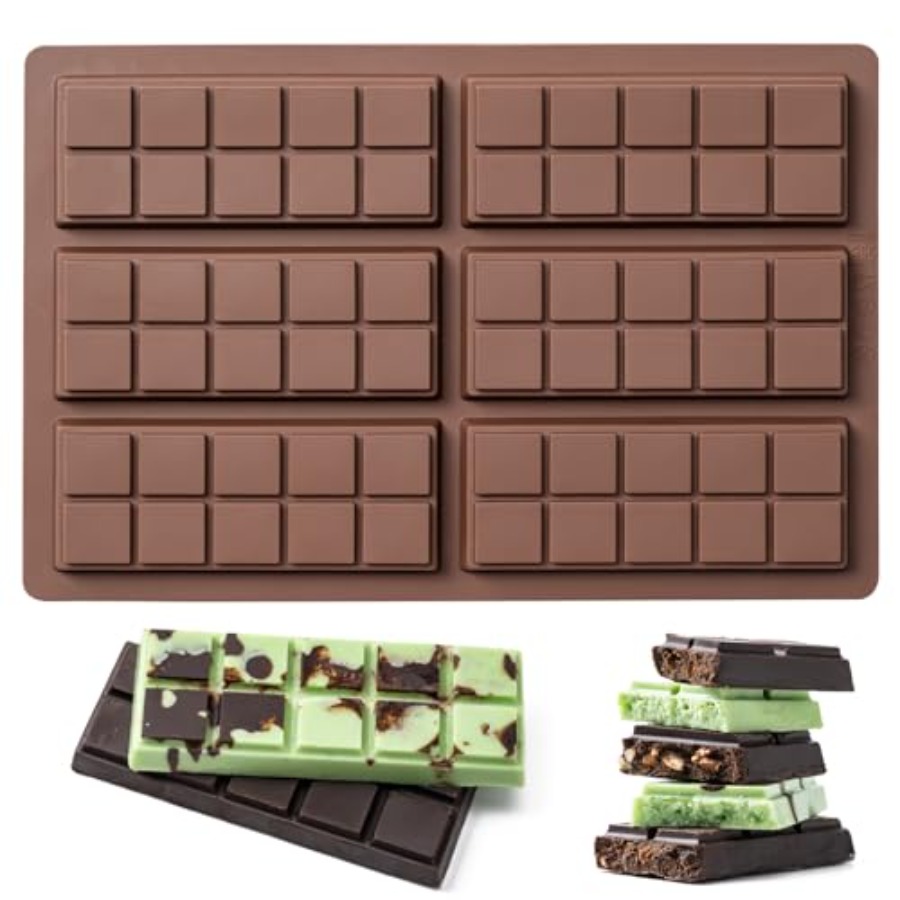 Chocolate Bar Mold Non-Stick C - Food Snacks Candy recension och pris