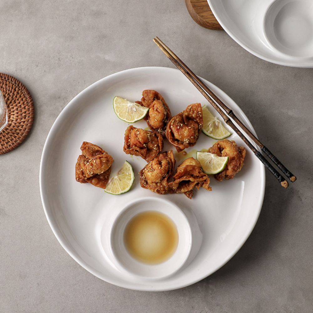 Melamine Food Serving Tray Div - Food Platter Snacks recension och pris