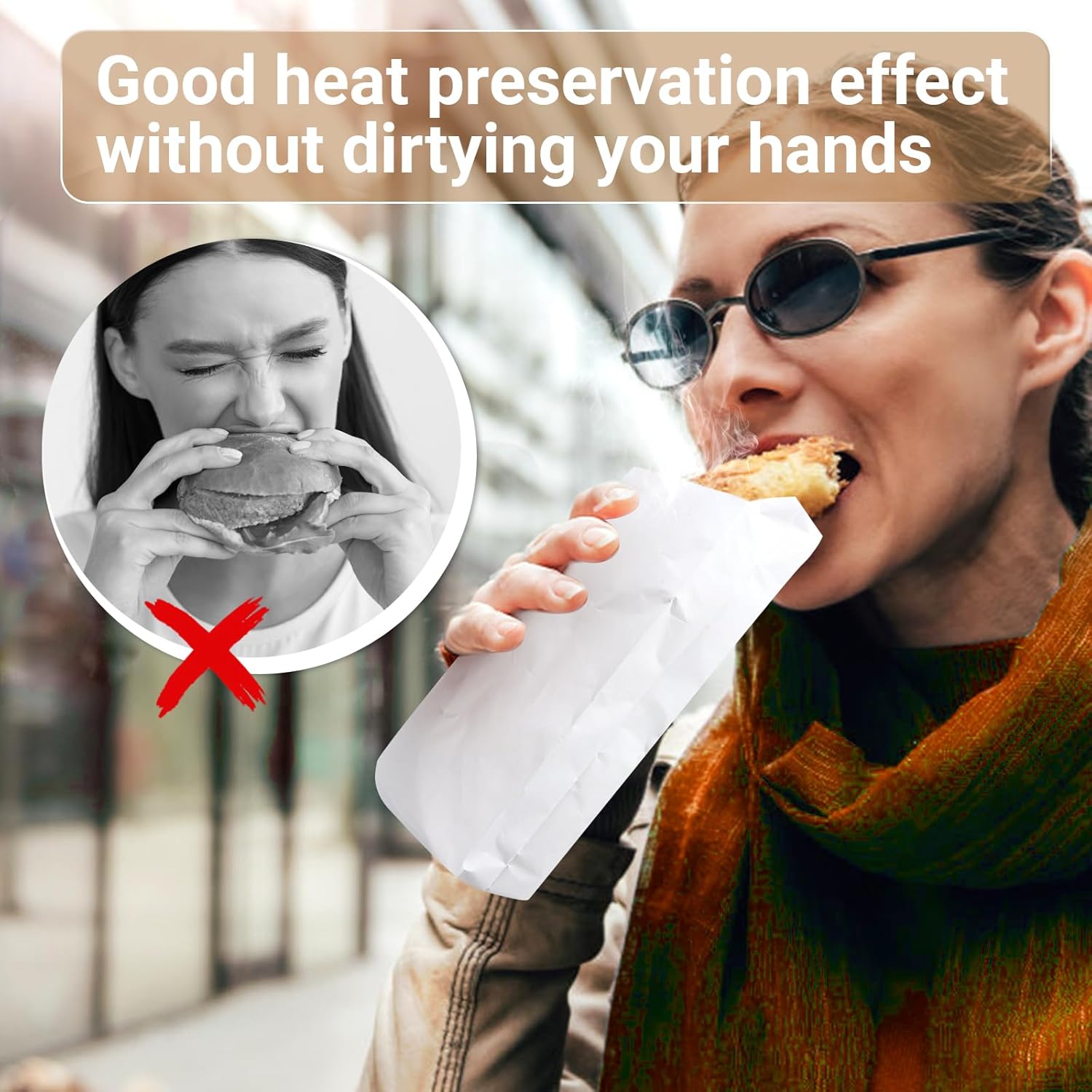 Aluminum Foil Hot Dog Bags 200 - Fast Food With Snacks recension och pris