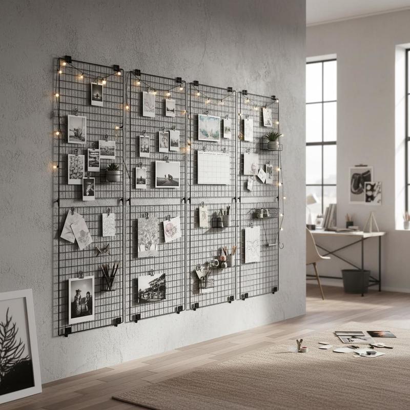 3 Packs Grid Wall Panels, 2 x  - Food X recension och pris