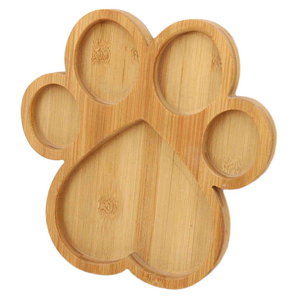Cartoon Paw Shape Bamboo Servi - Food Platter Snacks recension och pris