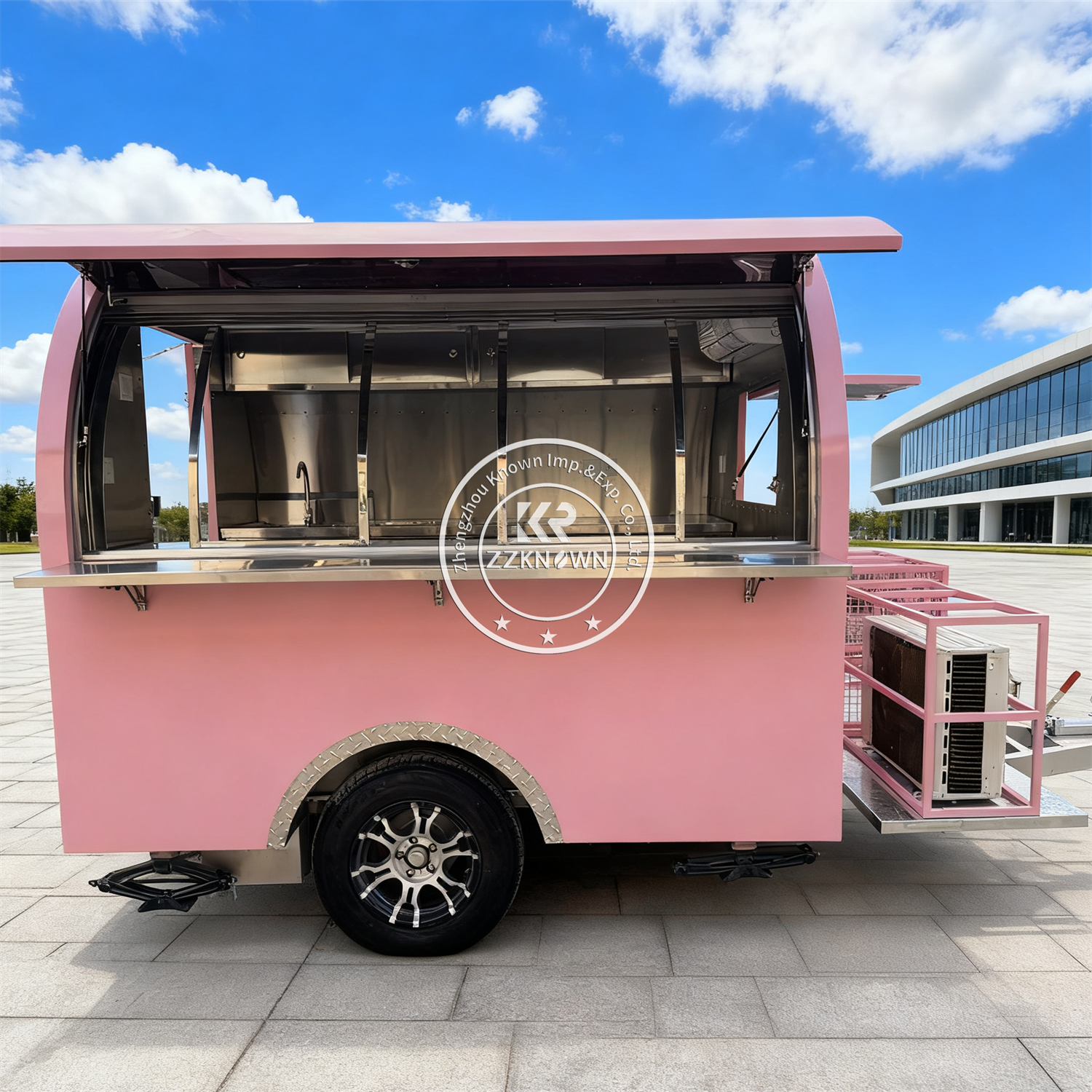 Outdoor Food Trailer Street Pi - Fast Food With Snacks recension och pris