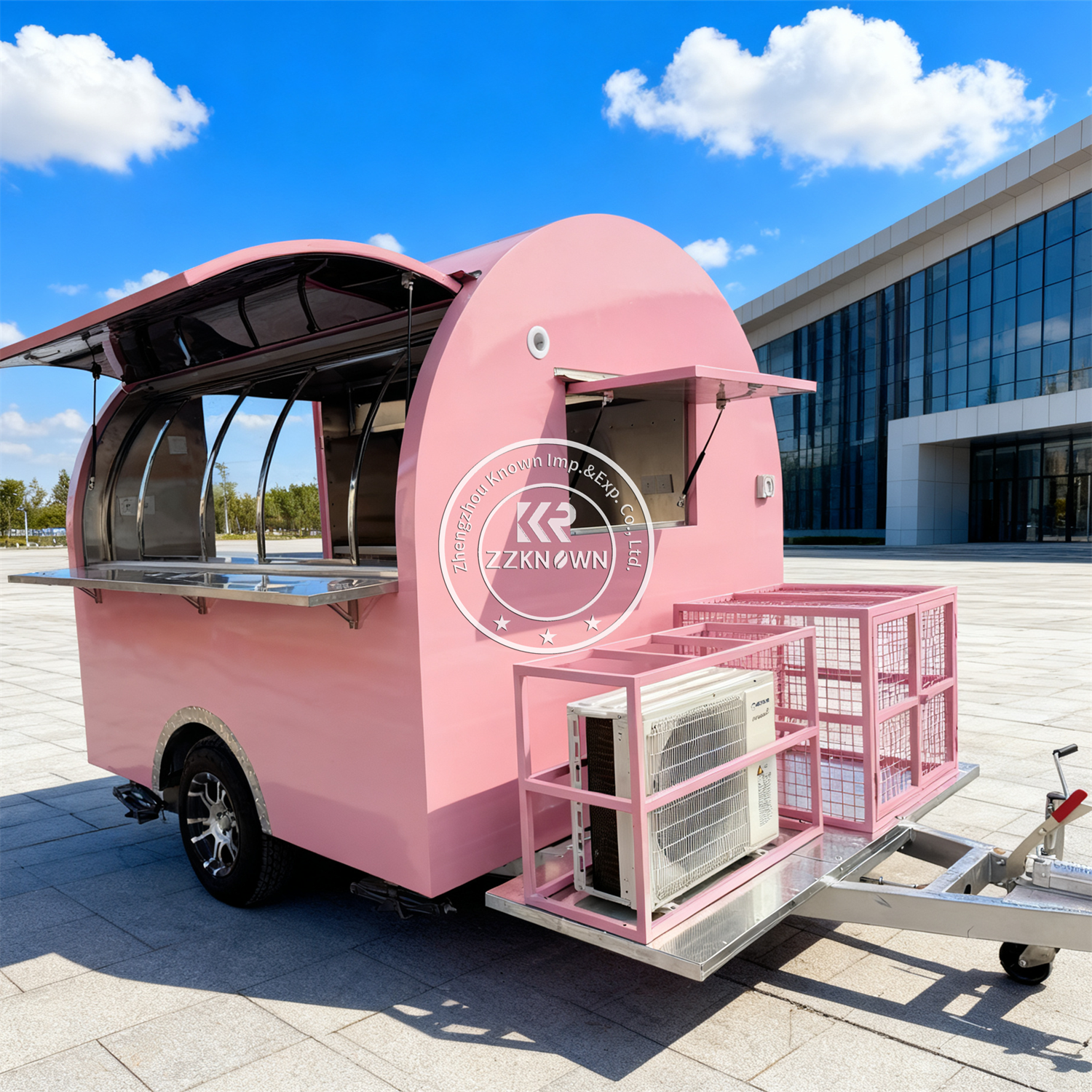 Outdoor Food Trailer Street Pi - Fast Food With Snacks recension och pris