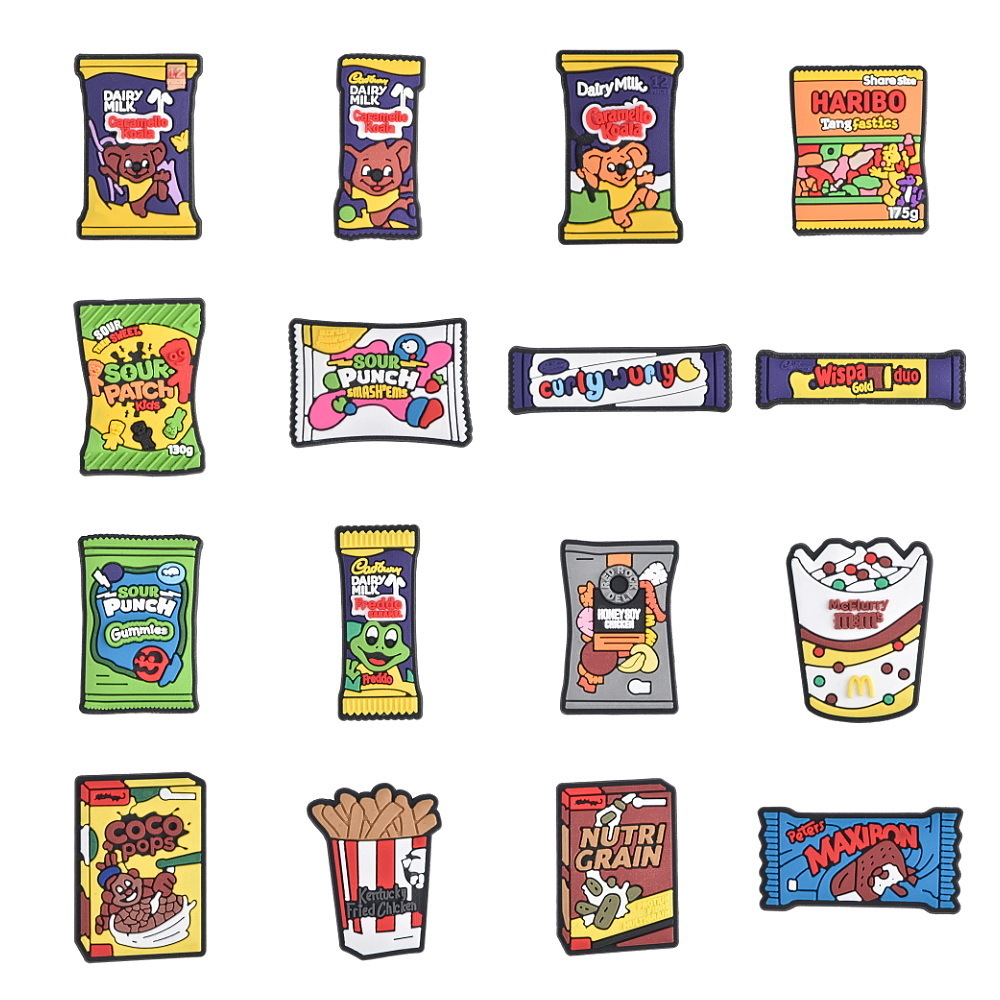 UK Fast Food Shoe Decoration C - Fast Food With Snacks recension och pris