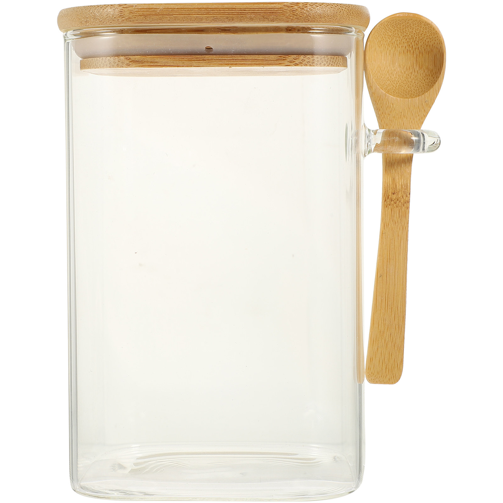 1Set Premium Square Glass Stor - Food Snacks Candy recension och pris