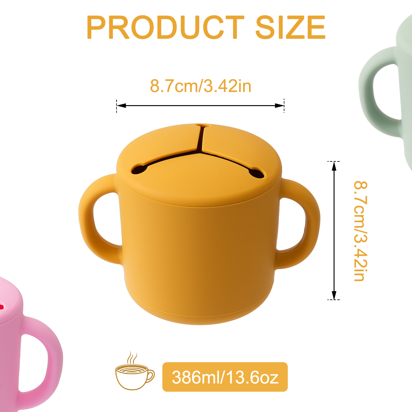 Color Kids 1PCS Silicone Baby  - Food Snacks For Toddlers recension och pris